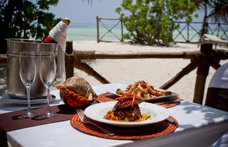 Variety of sumptuous dishes
